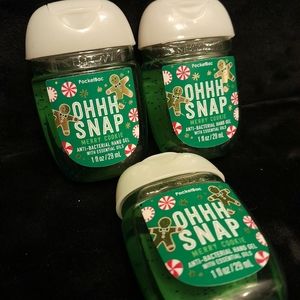 BBW OHH SNAP MERRY COOKIE SCENT X3